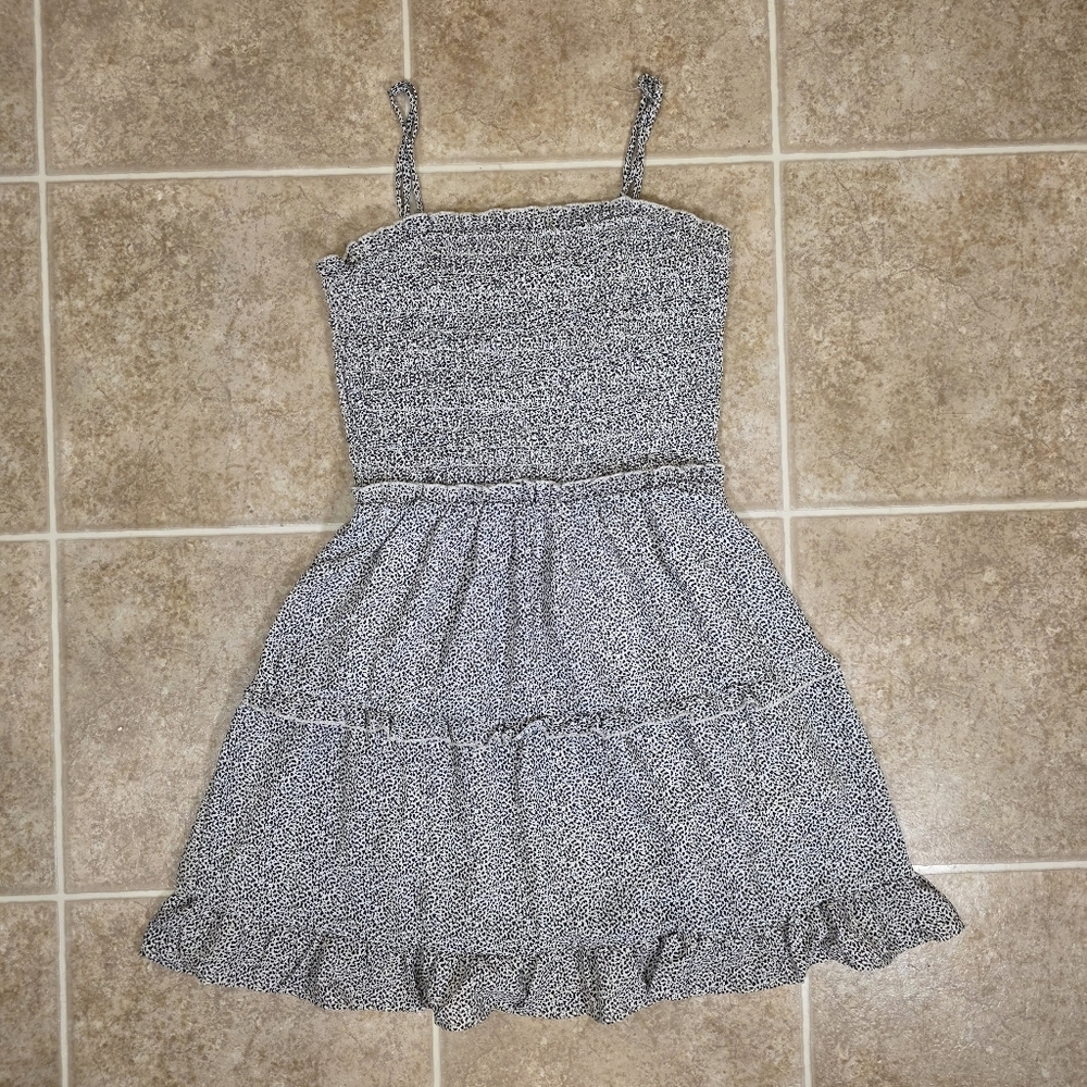 Jessica Simpson Smocked Ruffle Mini Dress Size M - Picture 13 of 13